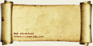 Nina Trakilović vizit kartica